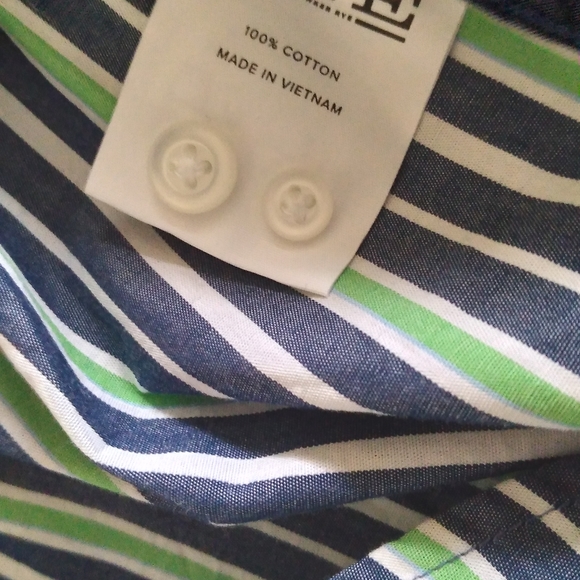 NWT RYE men button down shirt 💯 cotton size XXL - Picture 11 of 12